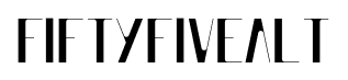 FiftyFiveAlt font
